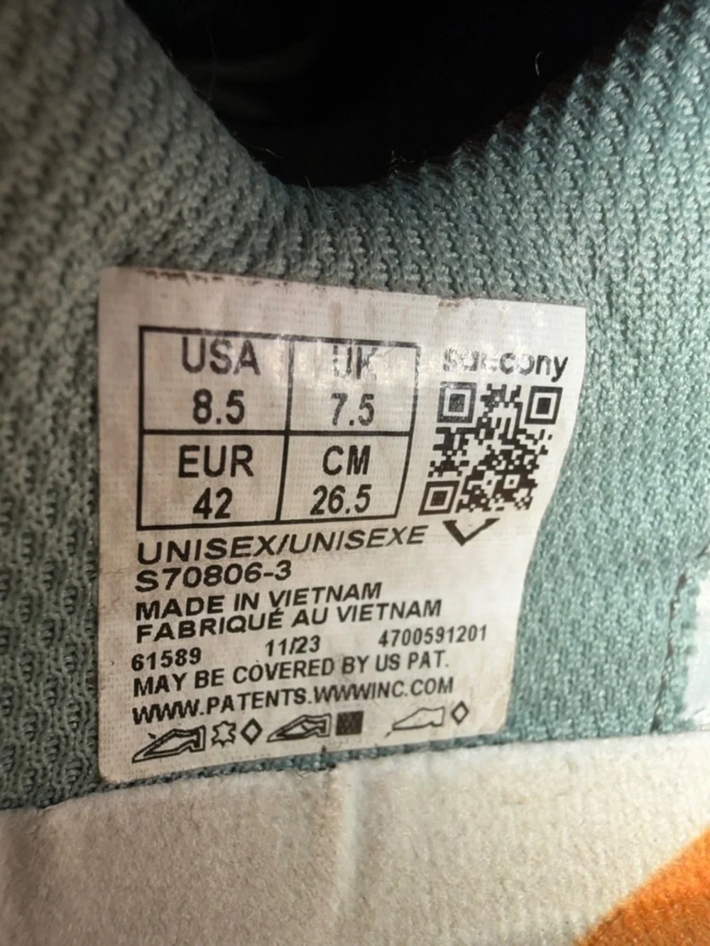 Saucony Grid Shadow 2 Unisex Mens 8.5 Womens 10 Green Sneakers S70806-3